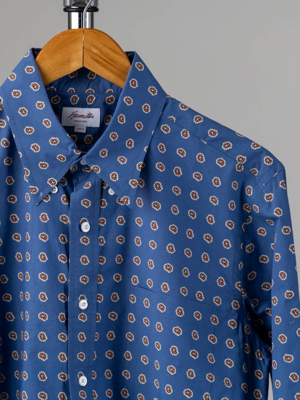 Hamilton Men's Medallion Button-Down Dress Shirt